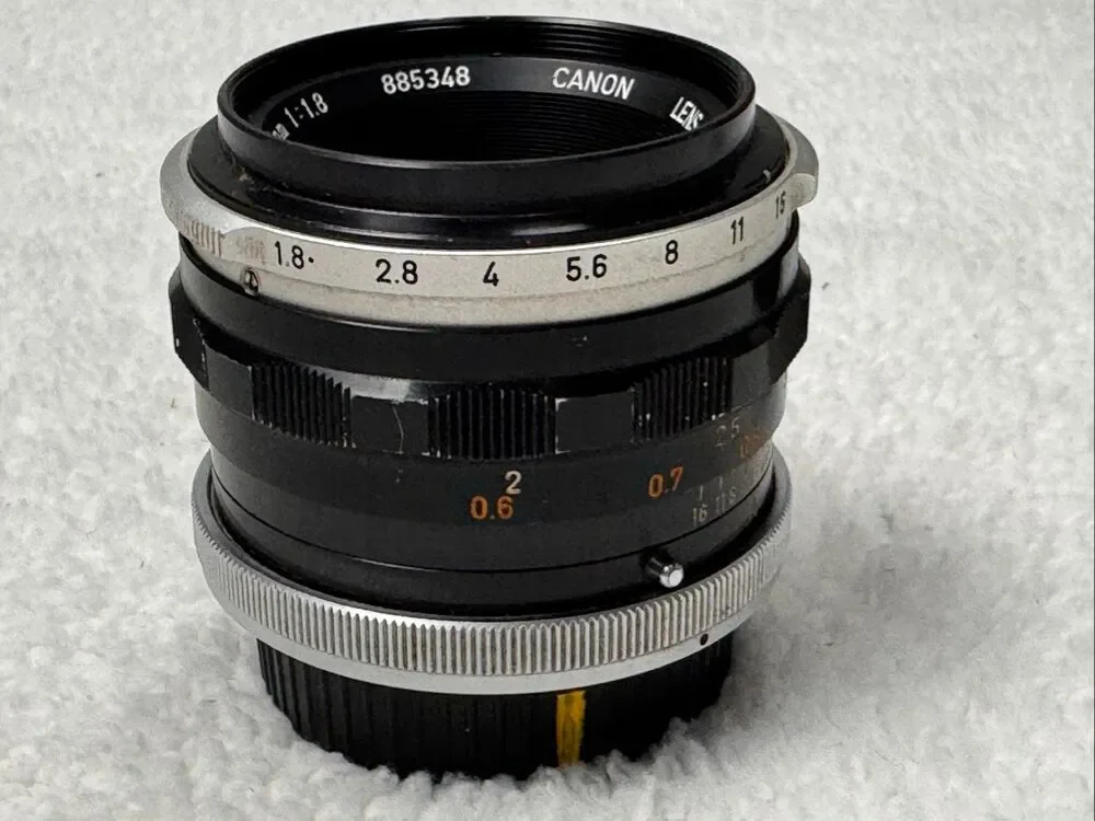 Canon FL 50mm f/1.8 Manual Focus Standard Lens